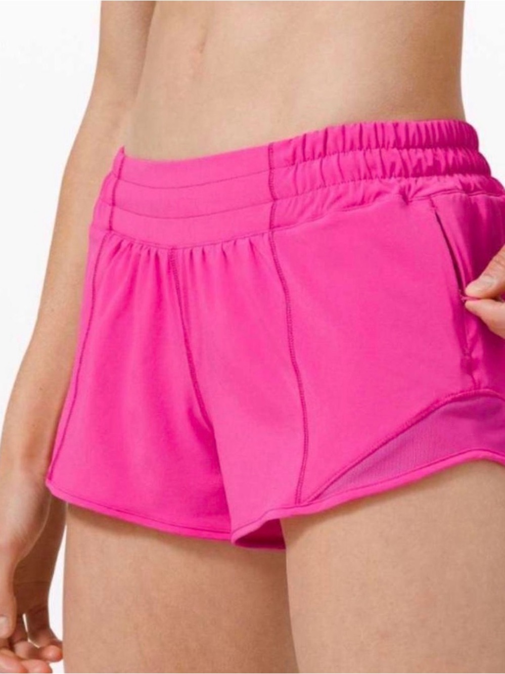 lululemon athletica sonic Pink Women's Athletic Shorts 2.5 inch